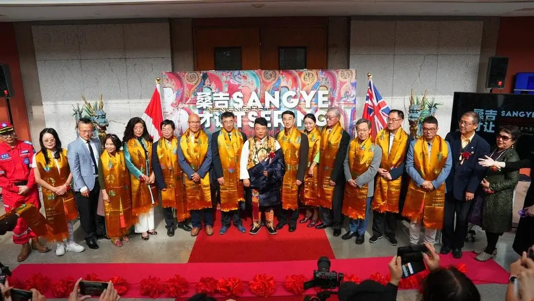 Opening of the Sangji Cairang Thangka exhibition in Toronto